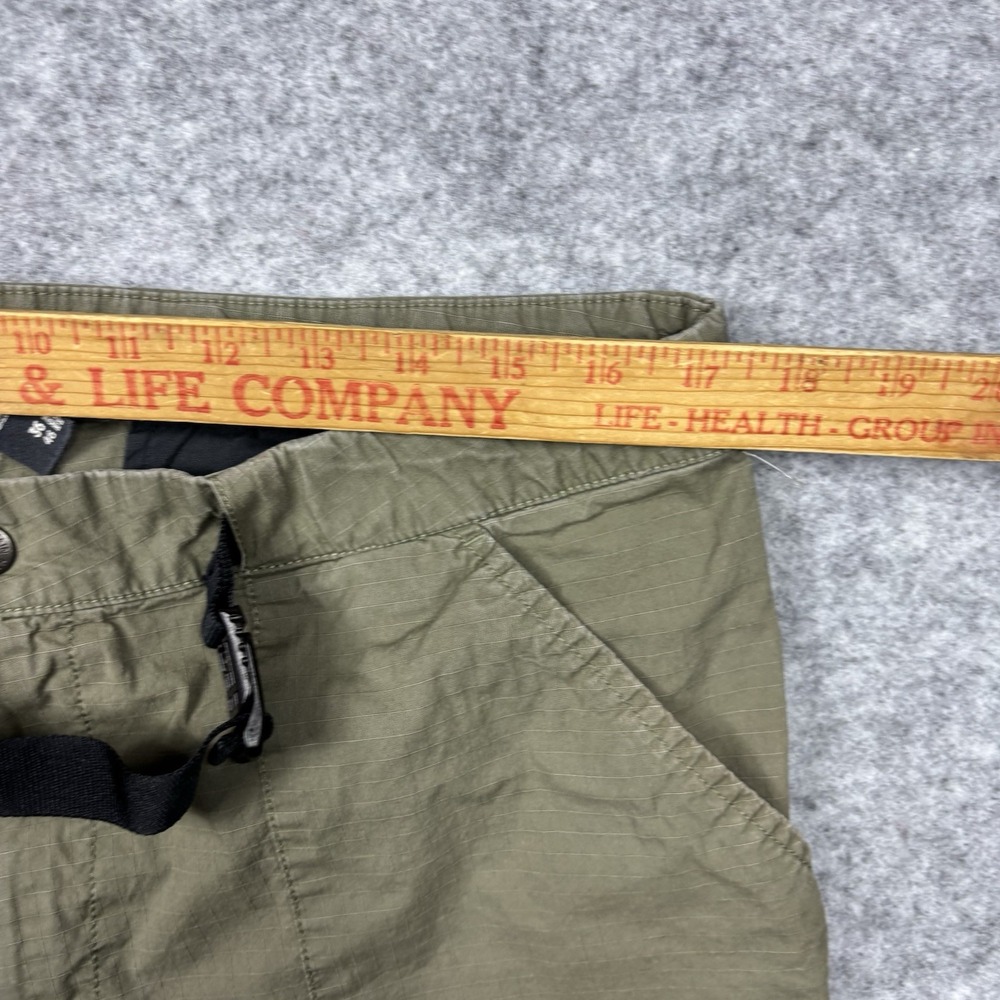 Mountain Hardwear Belted Convertible Cargo Pants Mens 36x30 Green - Picture 7 of 9